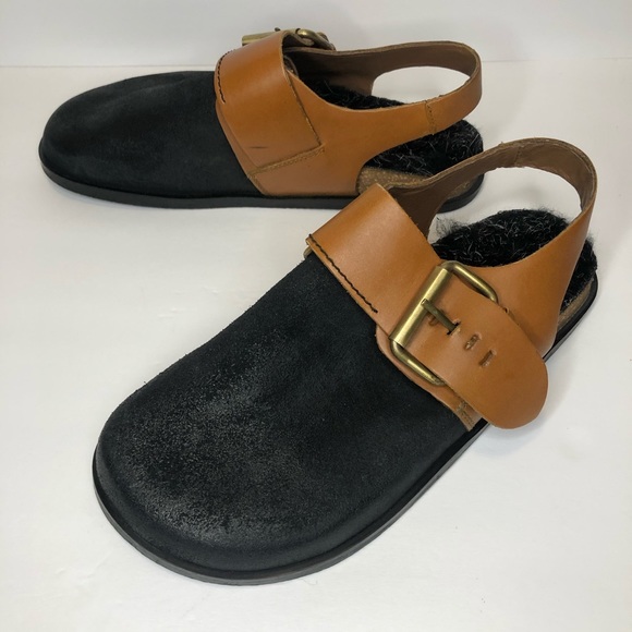 Free People Leather Seattle Slingback Clog New - Picture 8 of 8